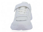 Girls White & Silver Mesh Sneaker