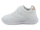 Toddler White Lace Up Sneaker