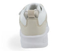 Toddler White & Gold Bubble Sneaker