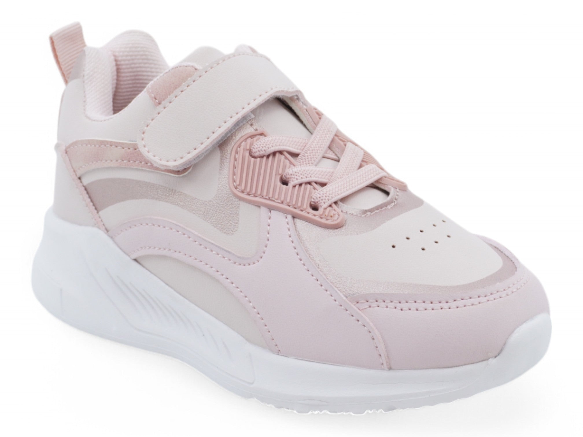 Toddler Pink & Gold Bubble Sneaker