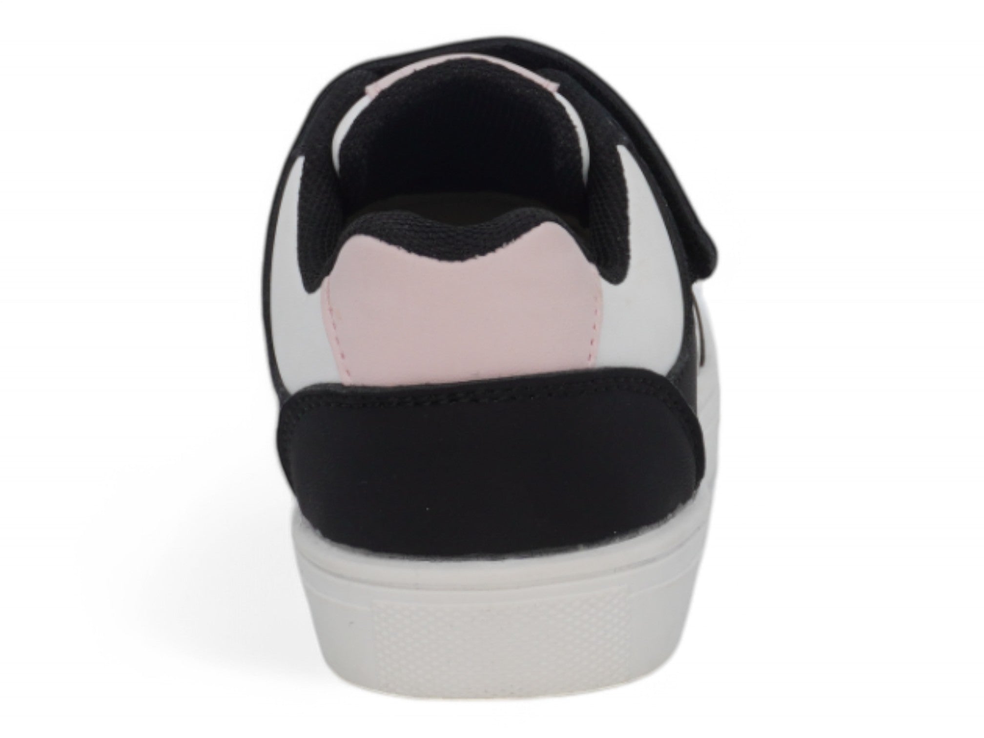 Toddler Black & Pink Laceup Sneaker