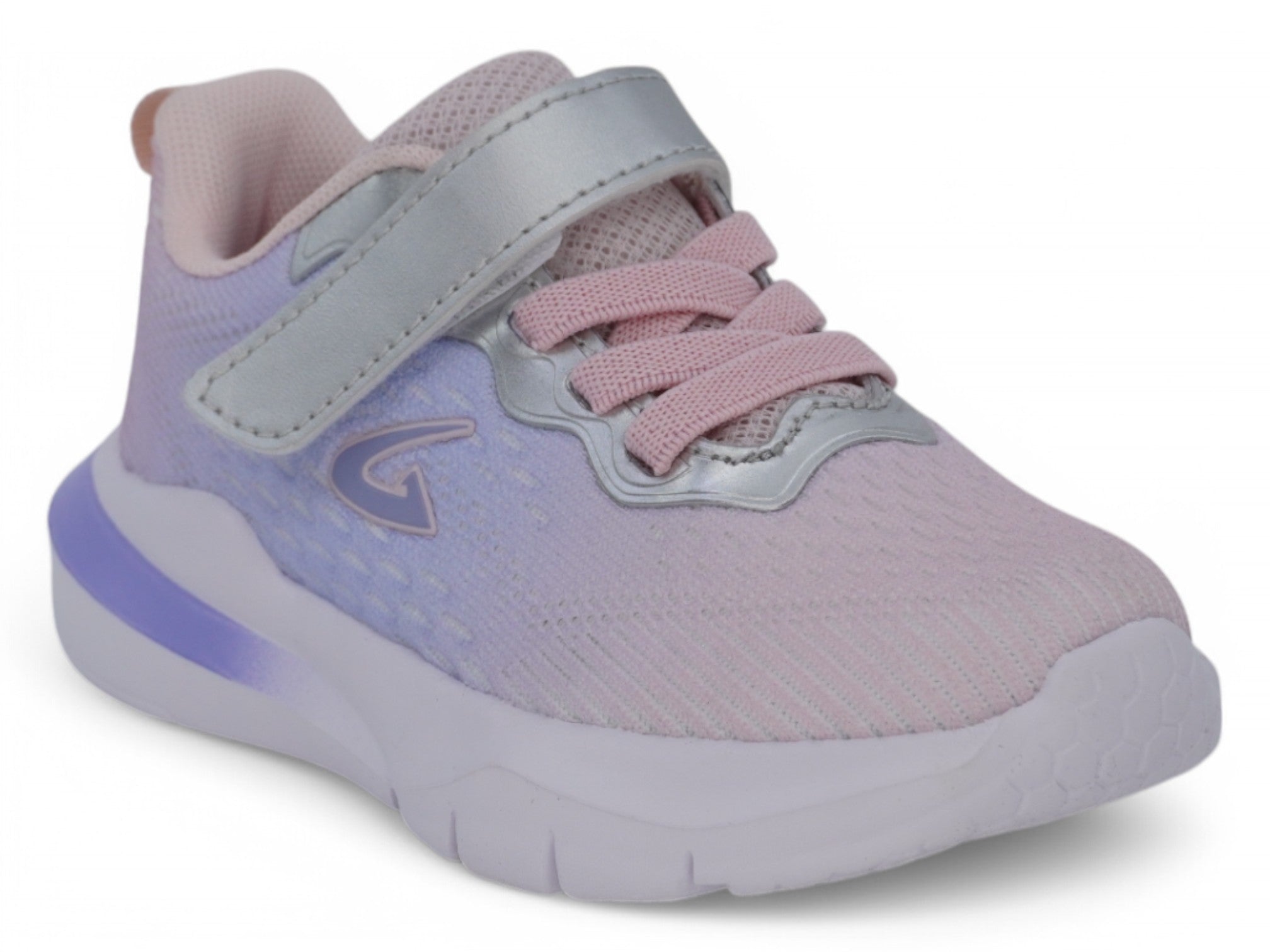 Toddler Pink & Purple Velcro Sneaker