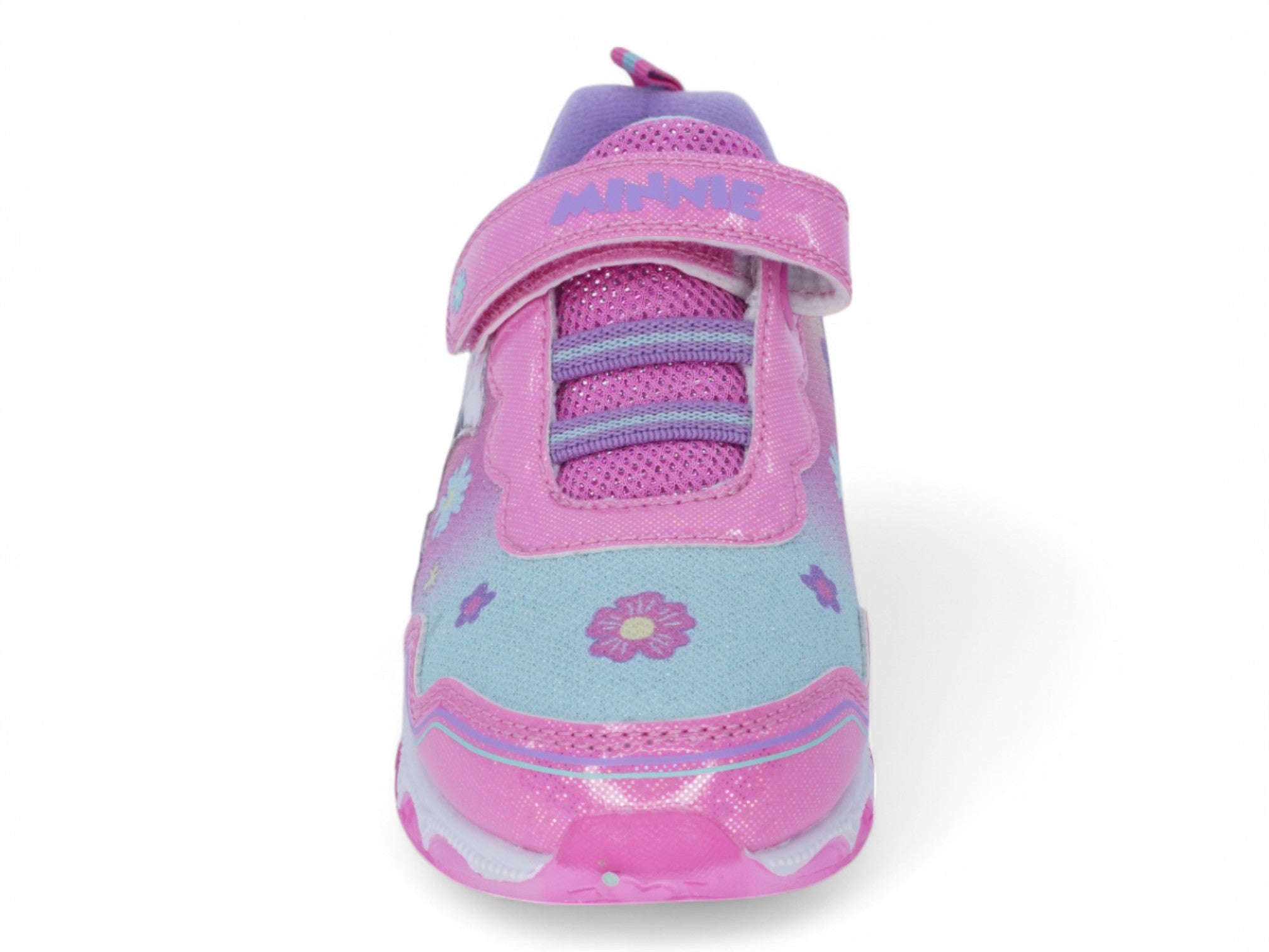 Toddler Pink & Purple Minnie Mouse Sneaker – Fabco Shoes