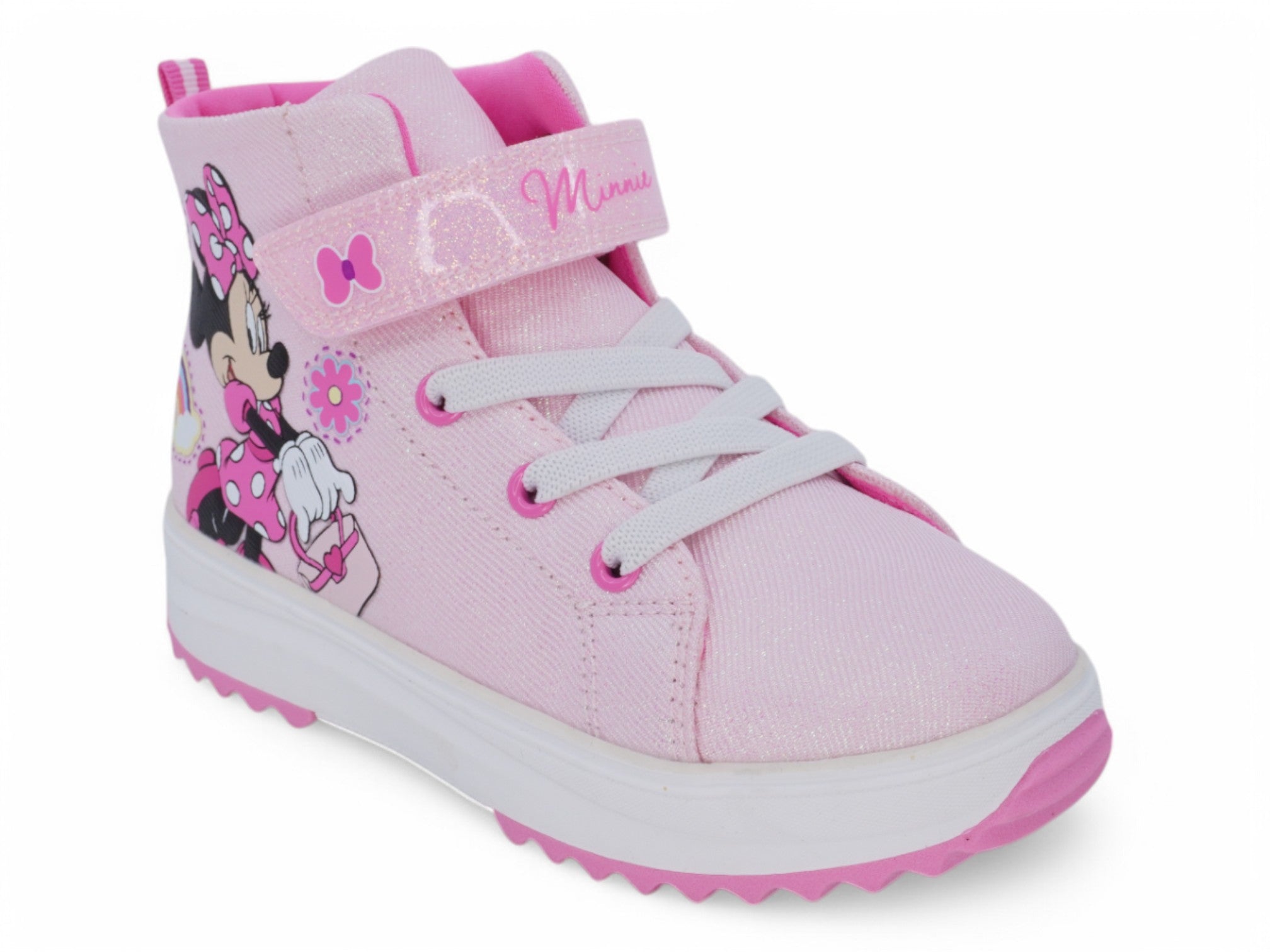 Toddler Lug Minnie Mouse High Top Sneaker