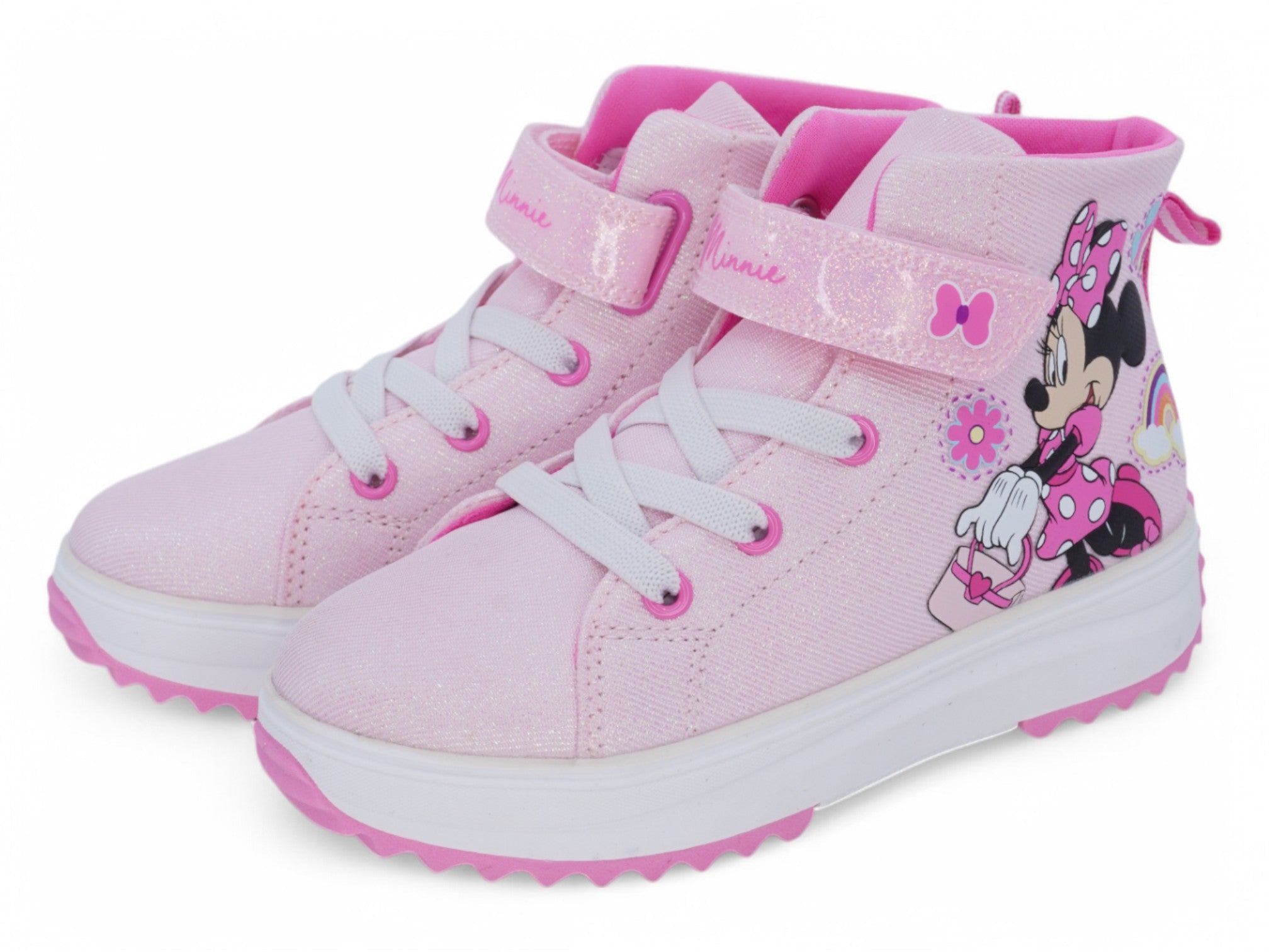 Toddler Lug Minnie Mouse High Top Sneaker
