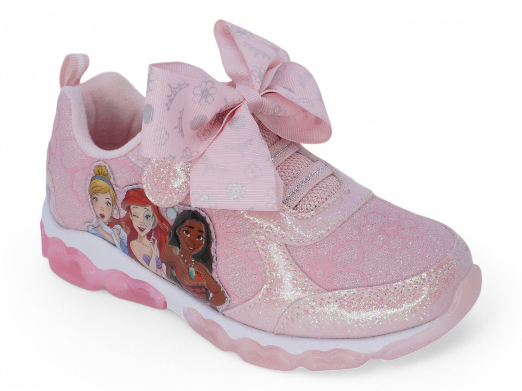 Toddler Pink Bow Disney Princesses Sneaker