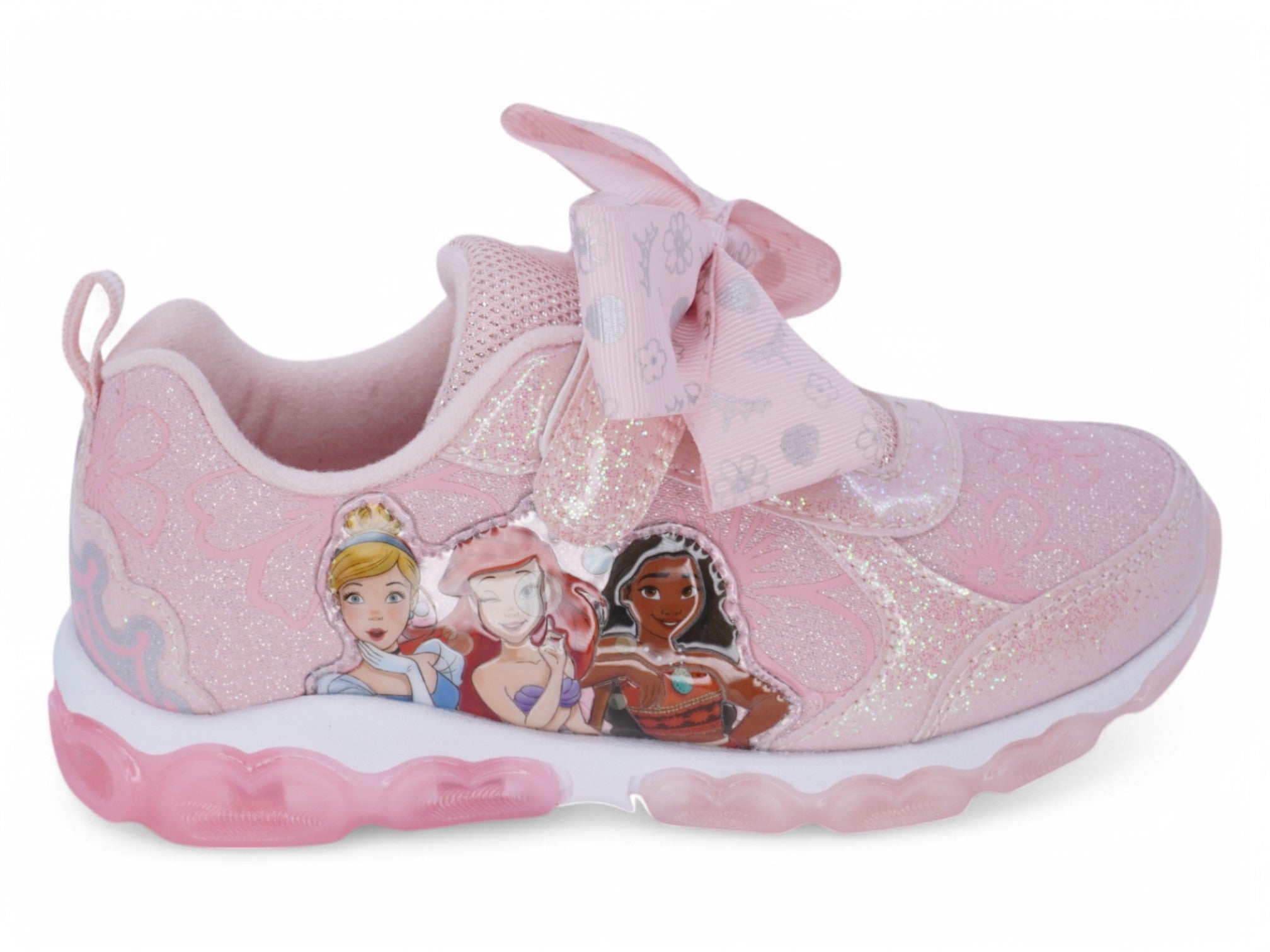 Toddler Pink Bow Disney Princesses Sneaker