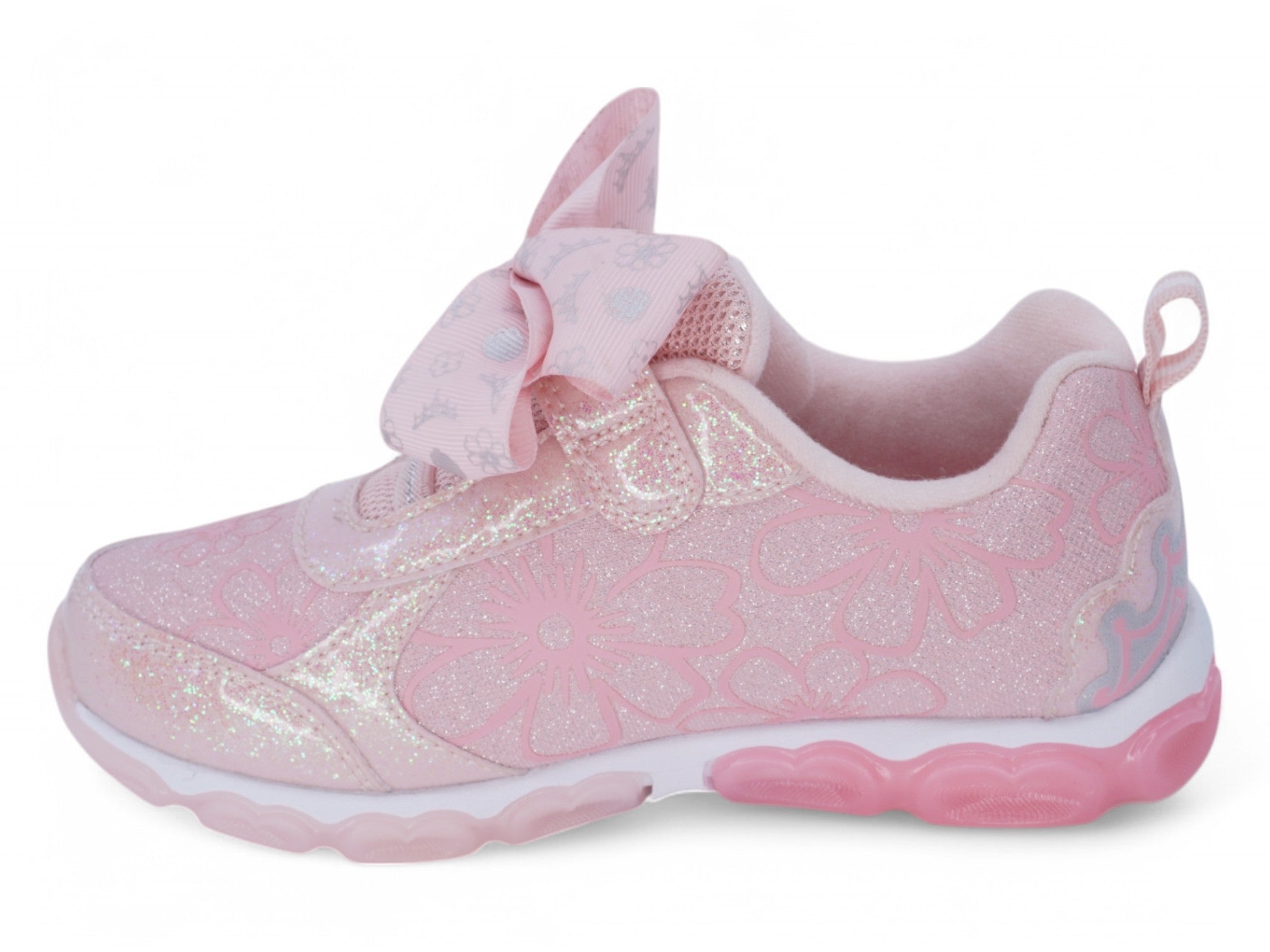 Toddler Pink Bow Disney Princesses Sneaker