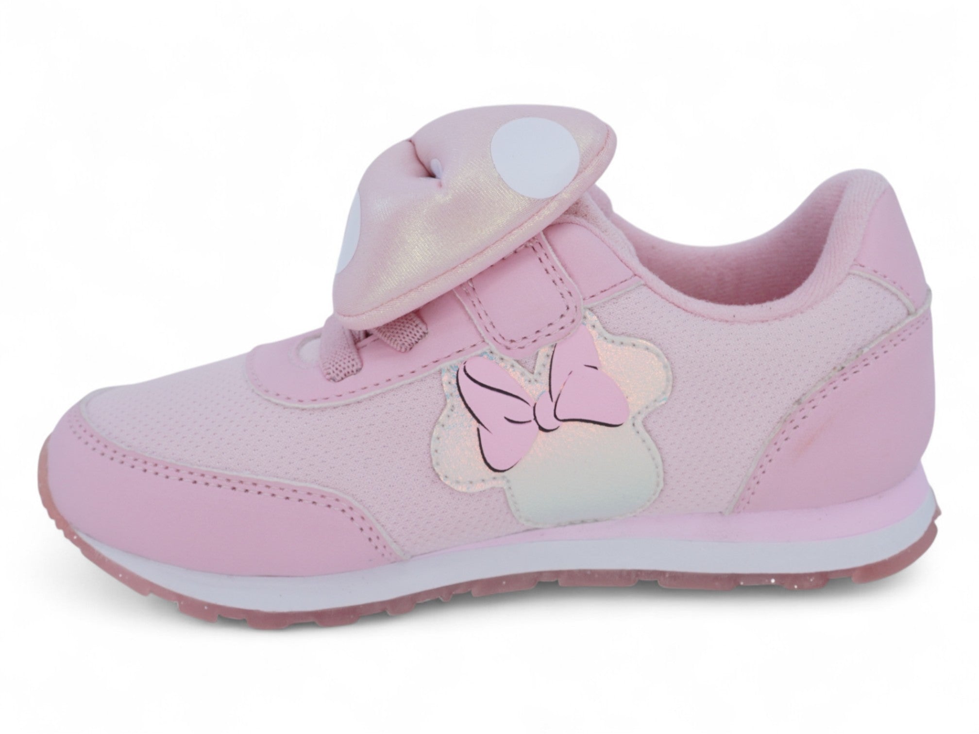 Toddler Pink 3D Bow Minnie Sneaker