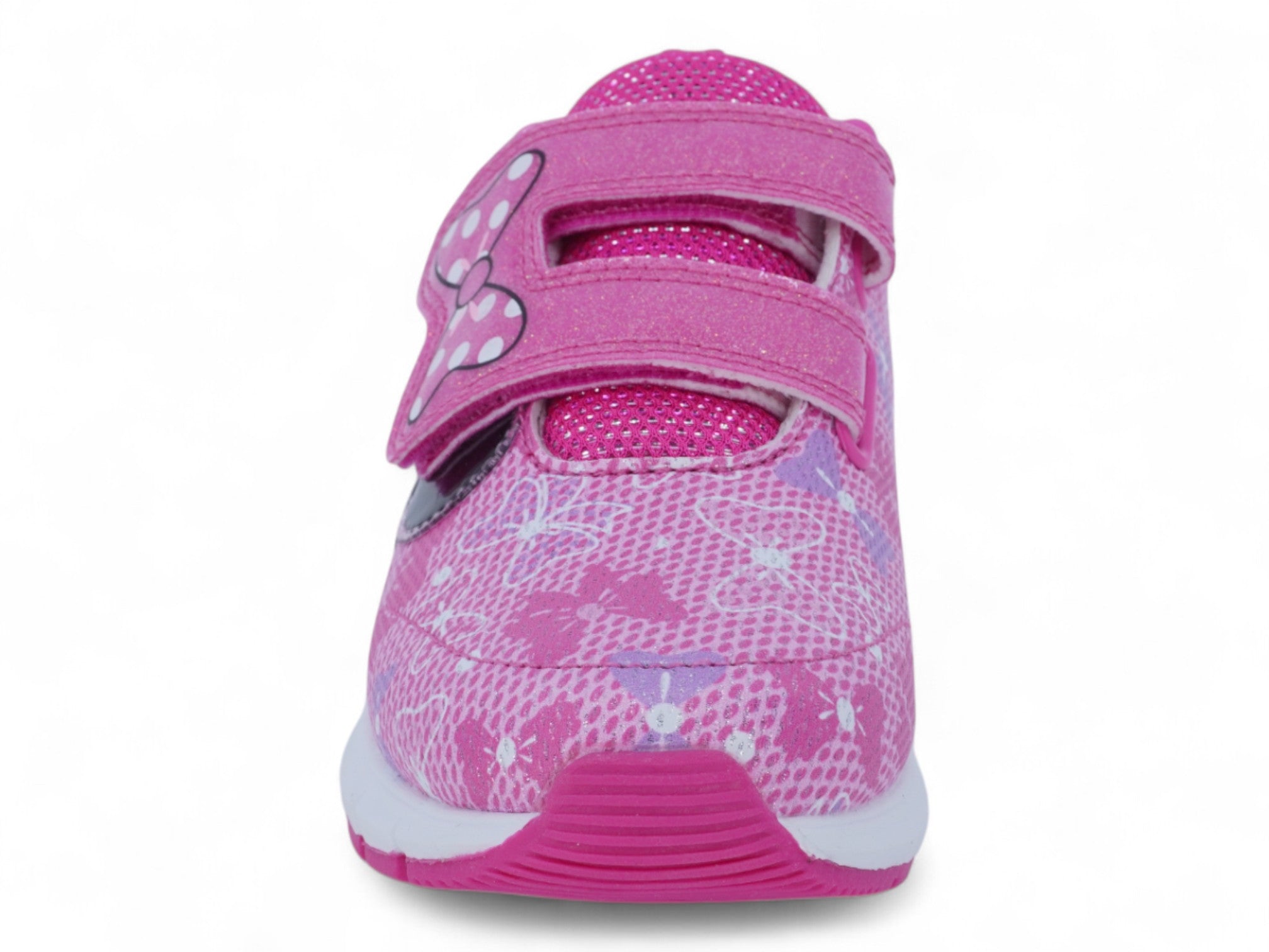 Toddler Pink Polka Dot Minnie Bubble Sneaker