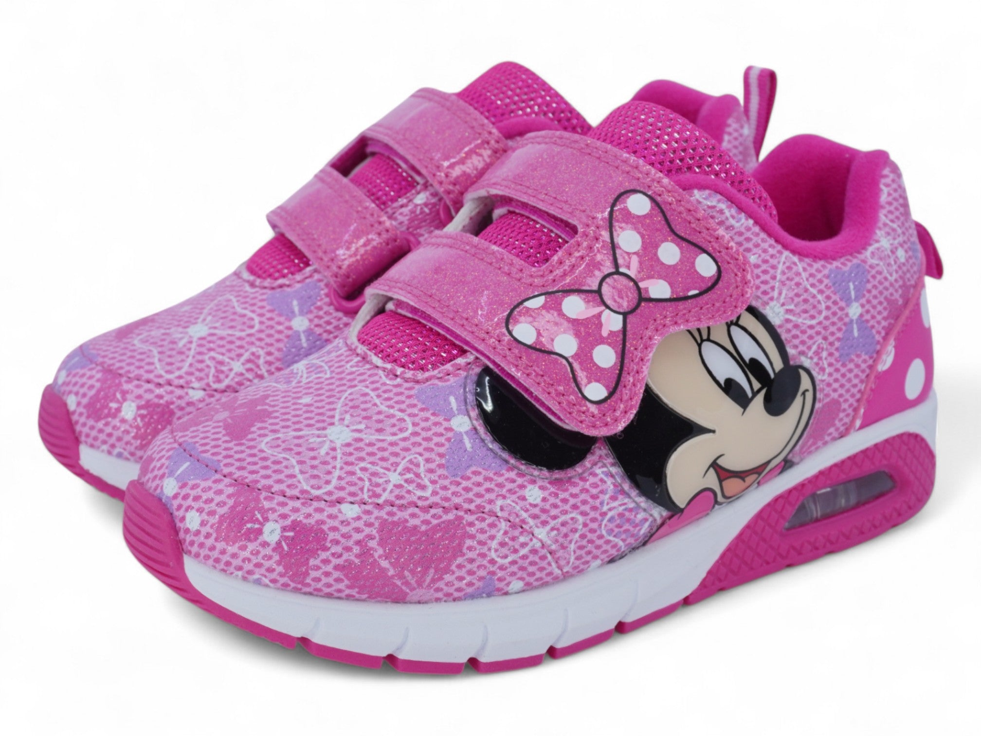 Toddler Pink Polka Dot Minnie Bubble Sneaker