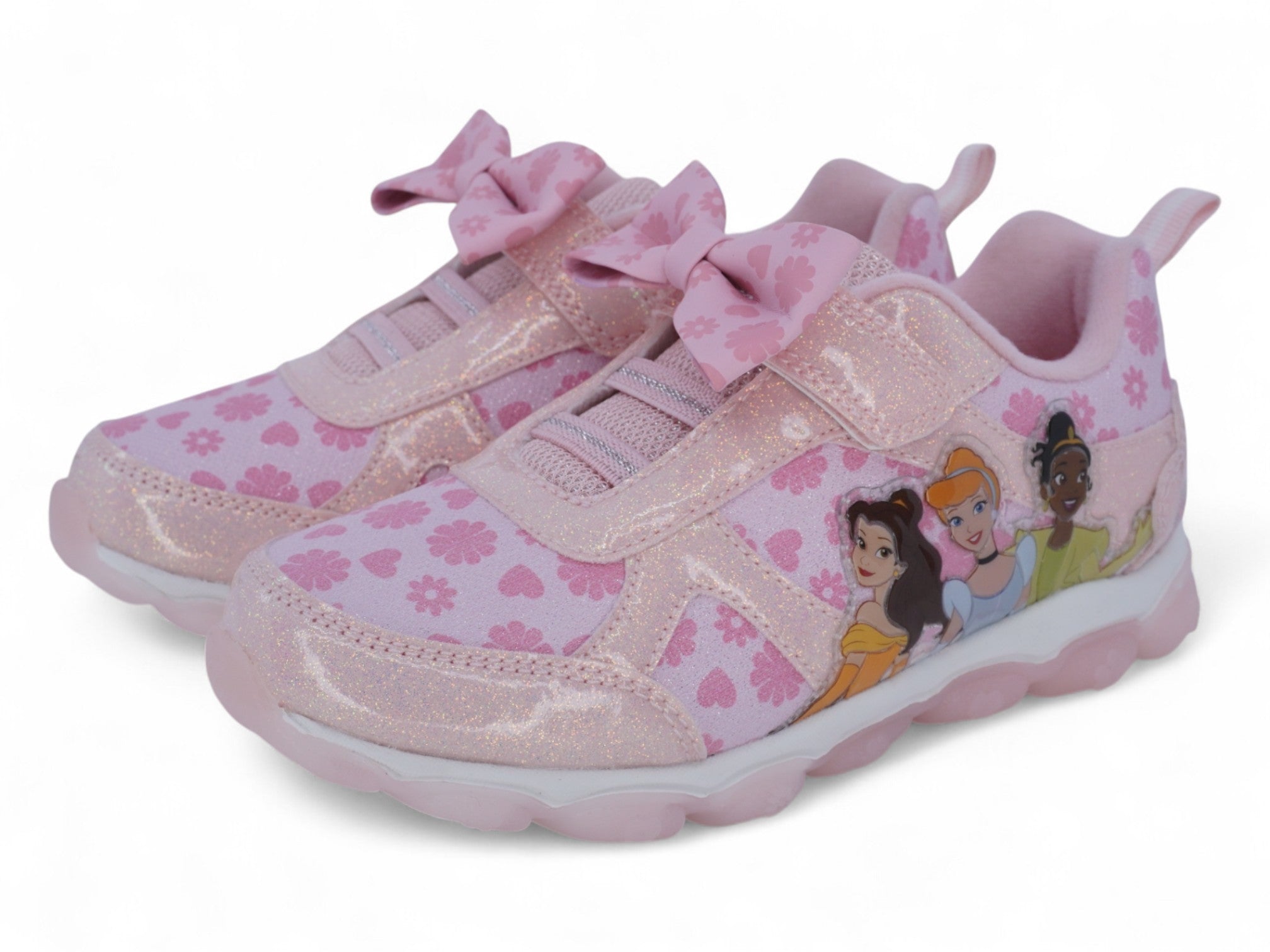 Toddler Light Pink Princess Light Up Sneaker