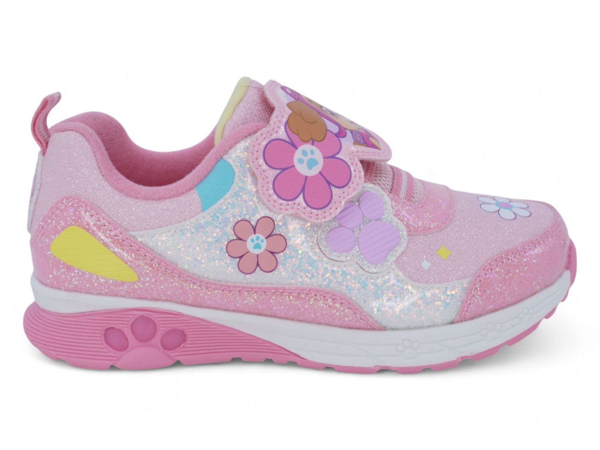 Toddler Pink Floral Paw Patrol Sneaker