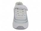 Toddler White & Gray Bubble Athletic Sneaker