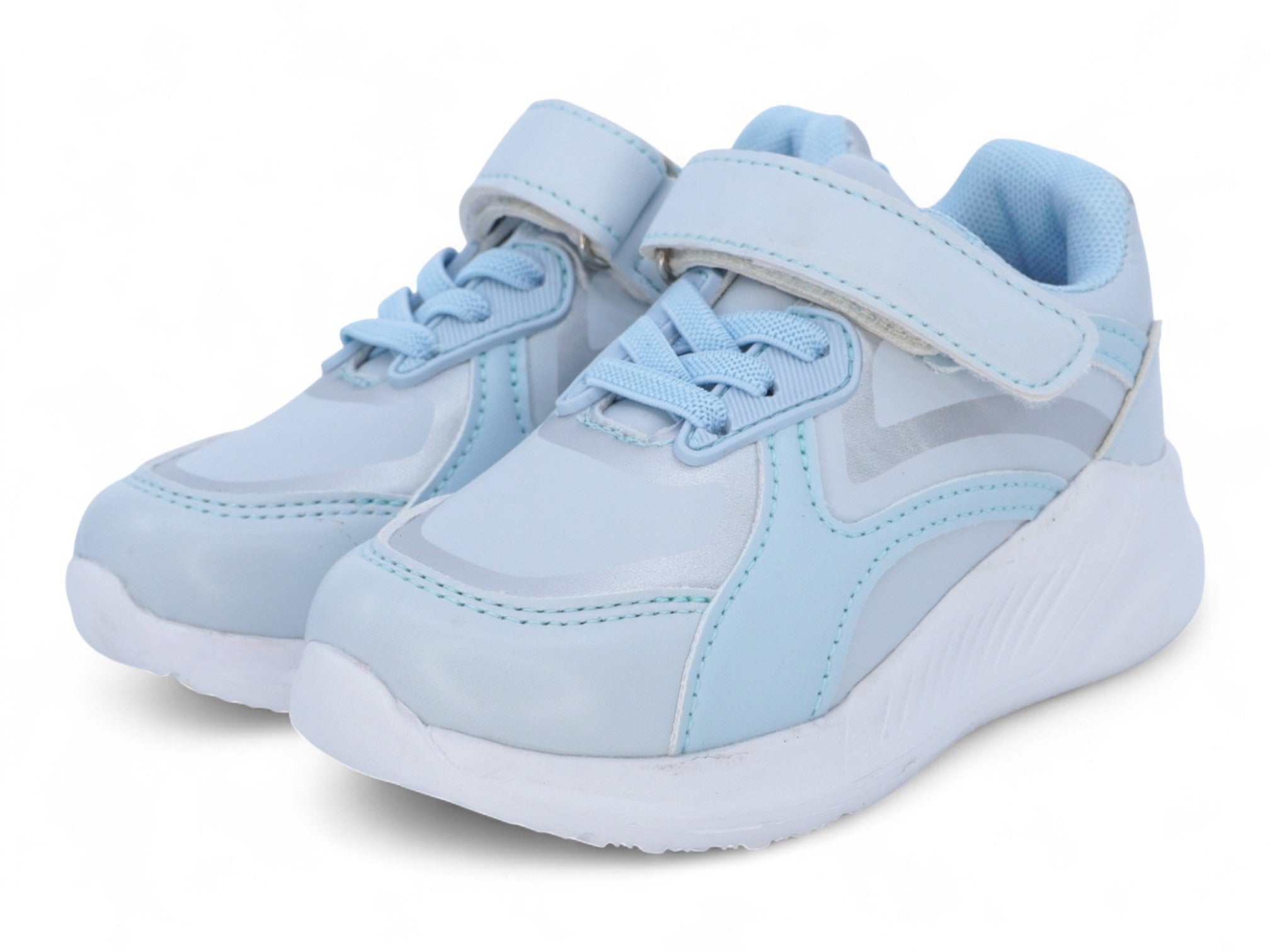 Toddler Light Blue Bubble Athletic Sneaker