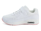 Girls Pink & White Bubble Sneaker