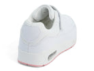 Girls Pink & White Bubble Sneaker
