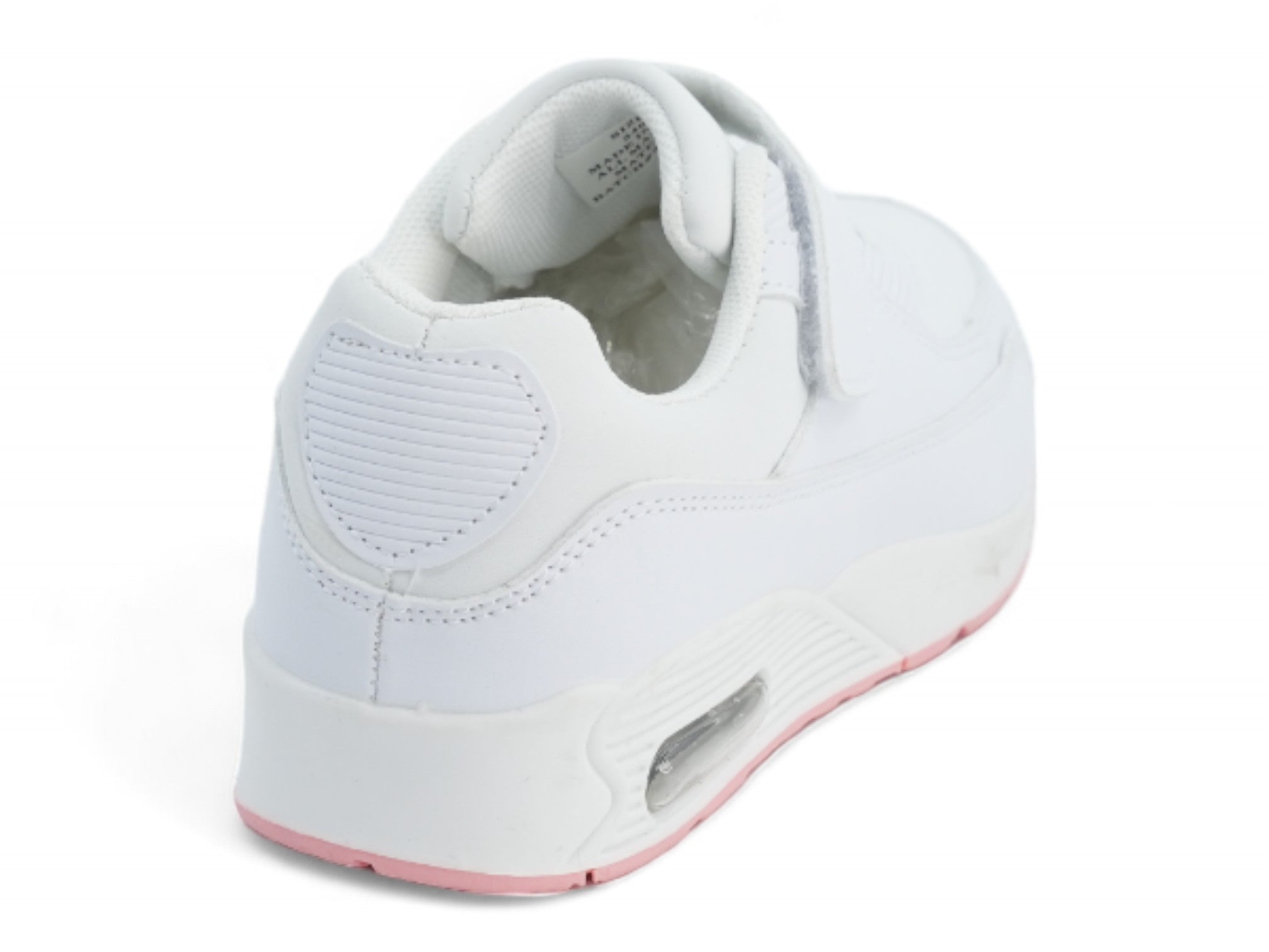 Girls Pink & White Bubble Sneaker