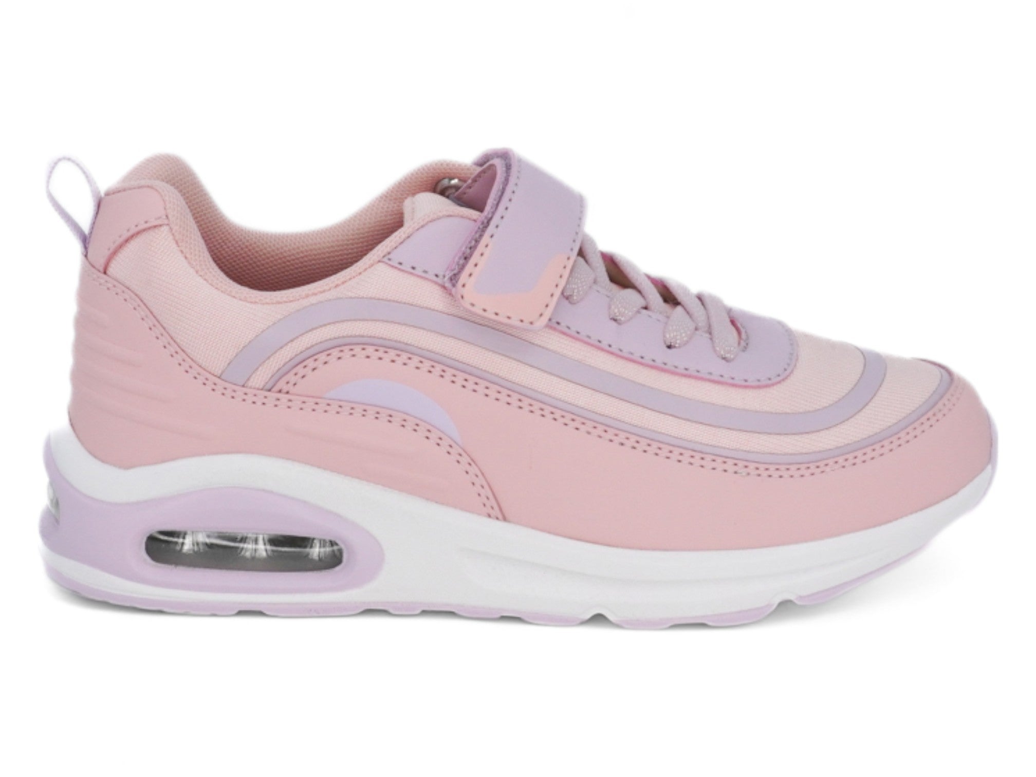 Girls Pink & Purple Bubble Athletic Sneaker