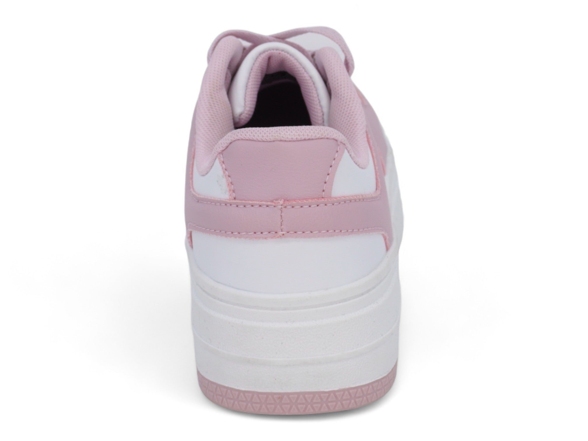 Women's Pink Platform Court Sneaker