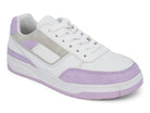 Girls Gray & Purple Low Top Sneaker