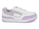 Girls Gray & Purple Low Top Sneaker