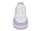 Girls Gray & Purple Low Top Sneaker