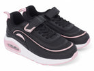 Girls Black & Pink Bubble Sneaker