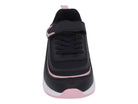 Girls Black & Pink Bubble Sneaker
