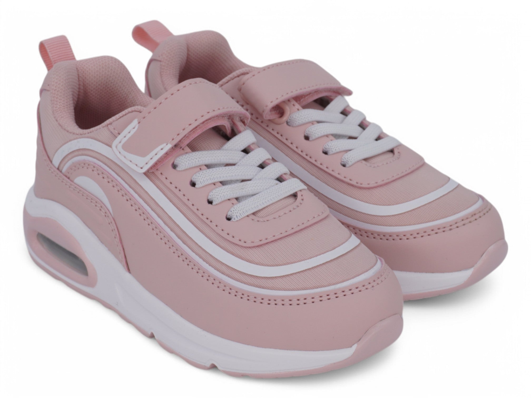 靴 grounds High Bubble Shell / Pink Girls Blush Bubble Sneaker – Fabco Shoes