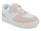 Girls Pink Platform Velcro Sneaker