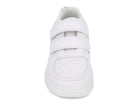 Girls White Double Velcro Sneaker