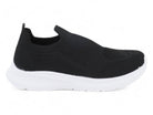 Girls Black Slip On Sneaker