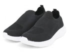 Girls Black Slip On Sneaker