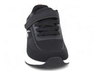 Girls' Black & Rose Gold Mesh Sneaker