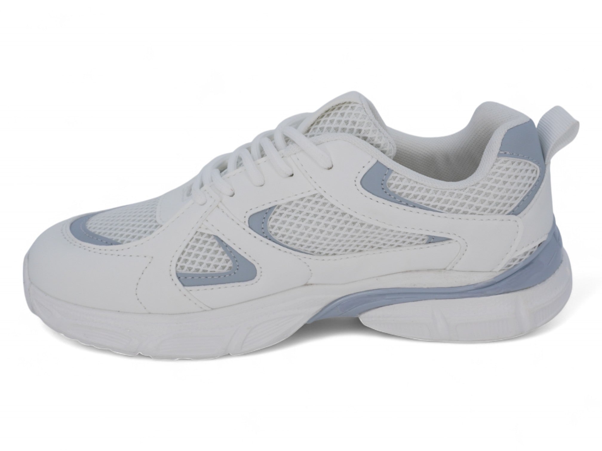 Girls Blue & White Chunky Sneaker