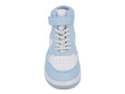 Girls Baby Blue & White High Top Sneaker