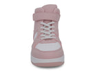 Girls Blush Pink & White High Top Sneaker