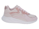 Girls Pink & Gold Bubble Sneaker