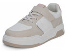 Girls Gray & Pink Lace Up Sneaker