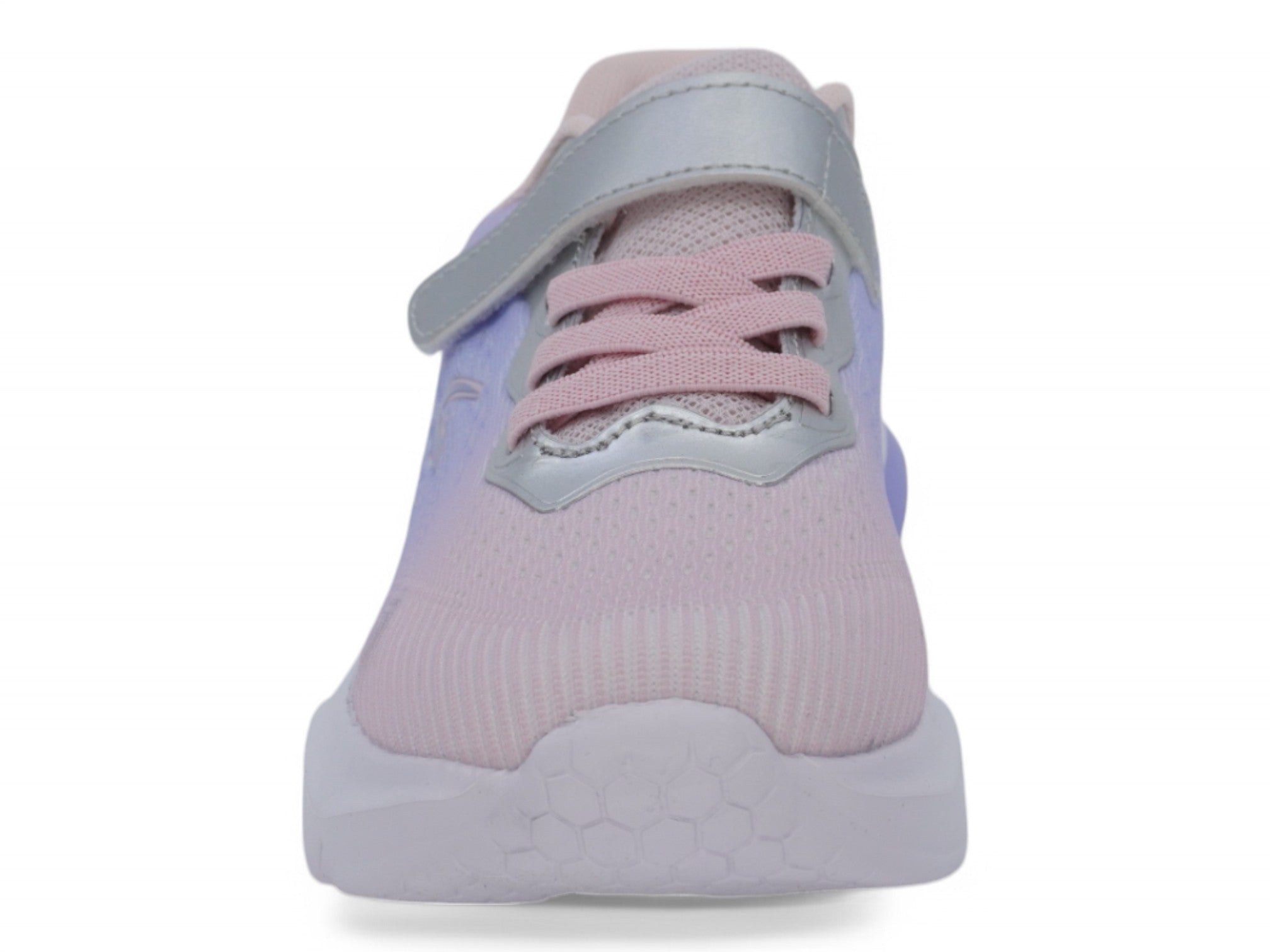 Girls Pink & Purple Velcro Sneaker