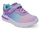 Girls Purple & Blue Ray Velcro Sneaker