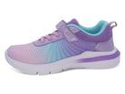 Girls Purple & Blue Ray Velcro Sneaker