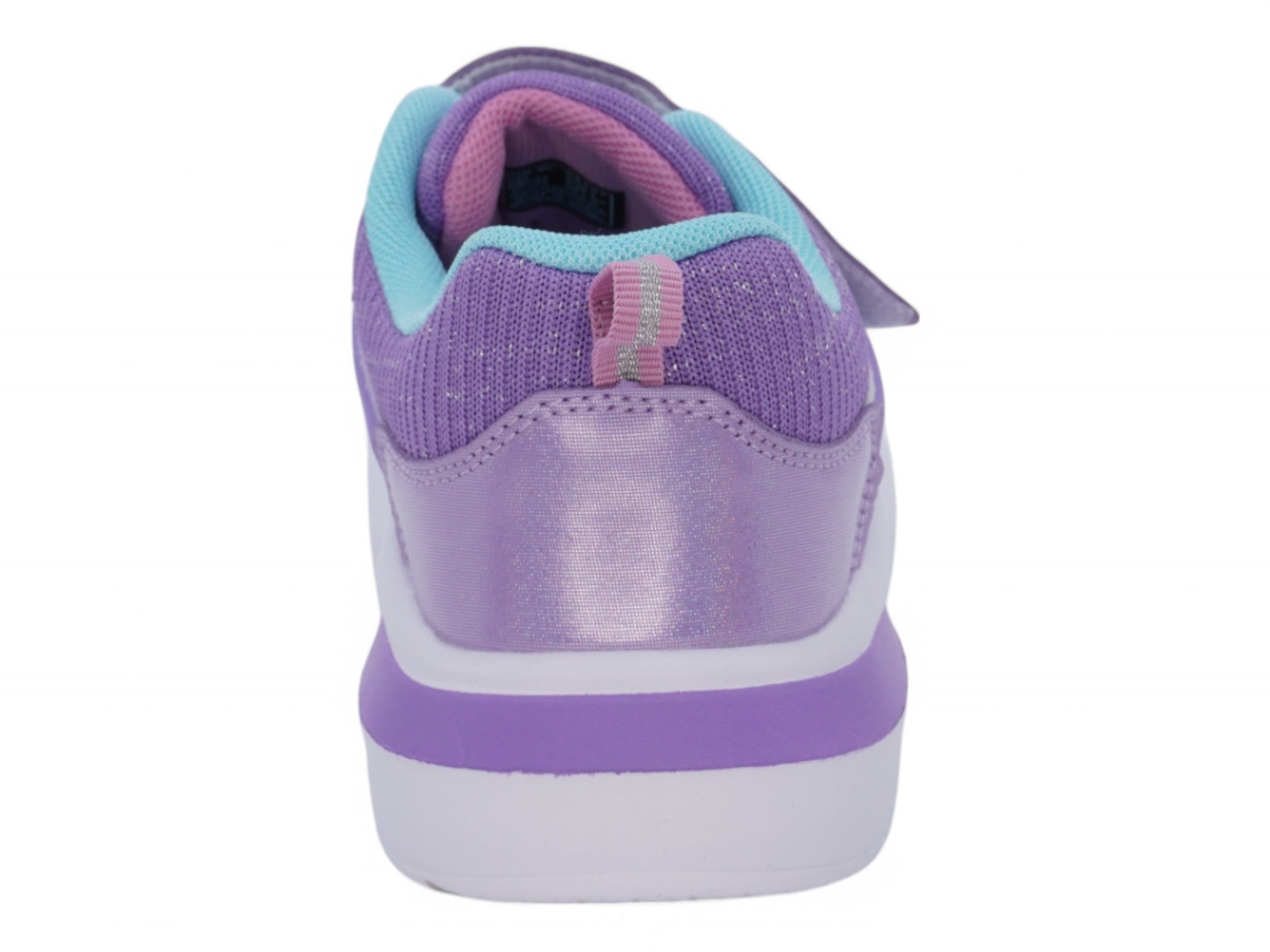 Girls Purple & Blue Ray Velcro Sneaker