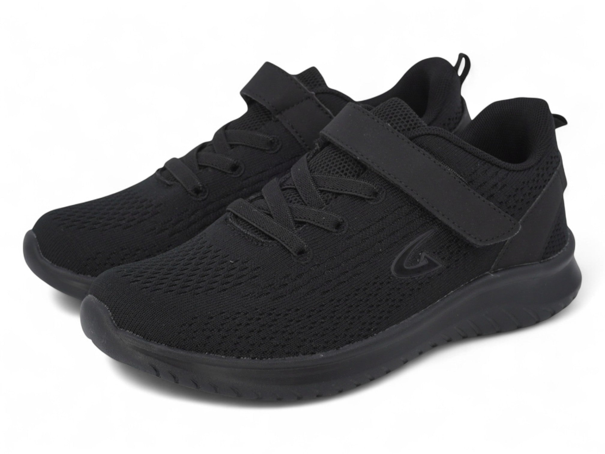 Kids Black Athletic Sneaker
