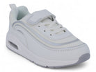 Girls' White & Gray Bubble Athletic Sneaker