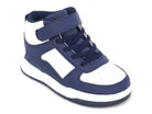 Toddler Blue Velcro Mid Top Athletic Sneaker