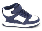 Toddler Blue Velcro Mid Top Athletic Sneaker