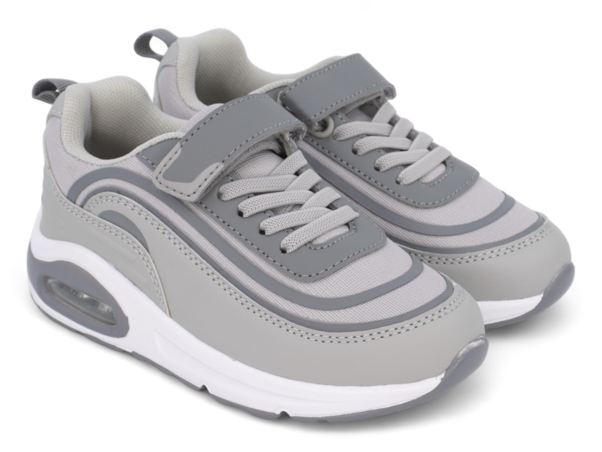 Toddler Light Gray Bubble Sneaker