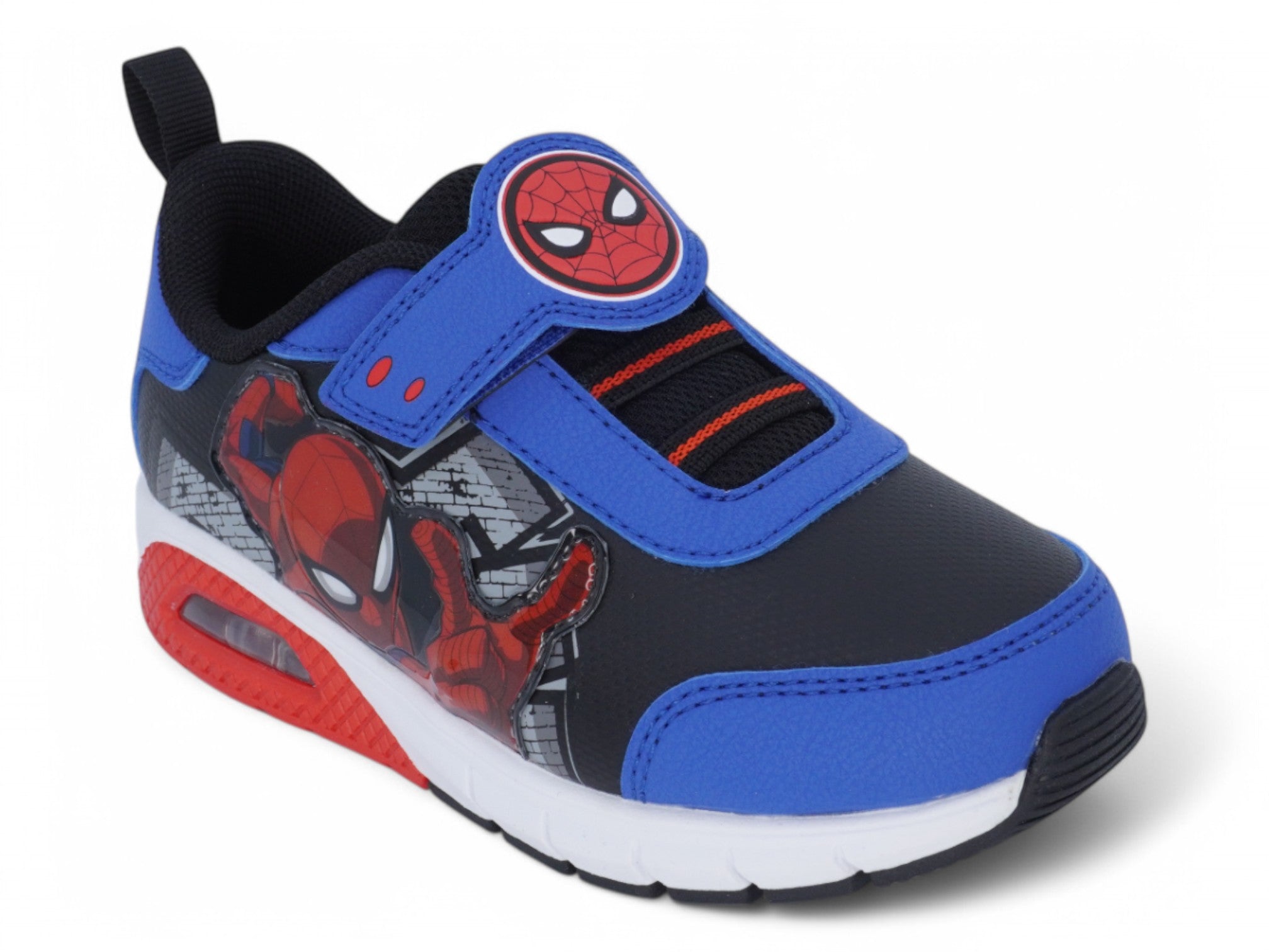 Toddler Blue Spider-Man Velcro Bubble Sneaker